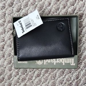 Timberland genuine leather slim try fold wallet